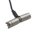 Lantern USB Rechargeable Adjustable Titanium LED Flashlight